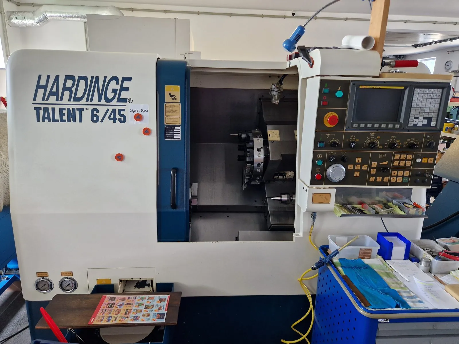 CNC soustruh Hardinge Talent 6/45